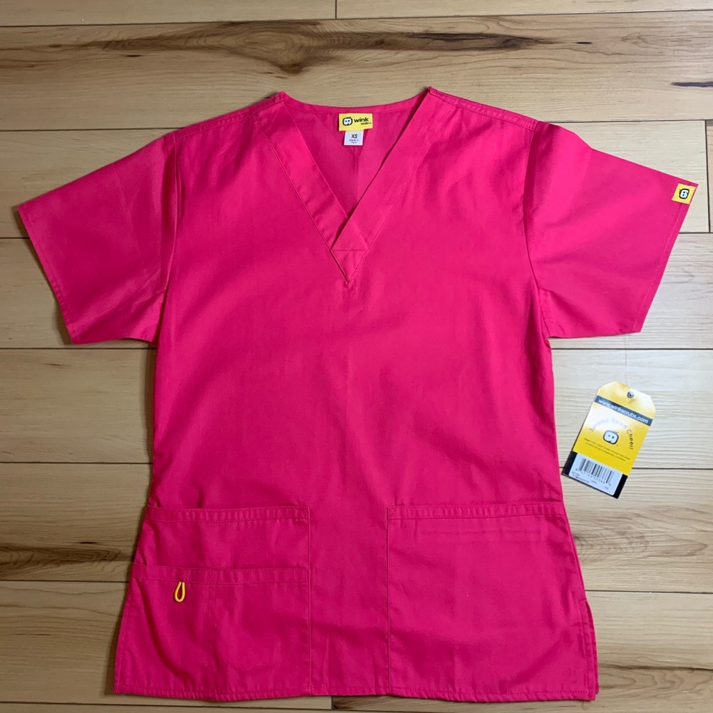 New- WonderWink Origins 6016-Bravo-Women's V-Neck Scrub Top - Picture 12 of 16